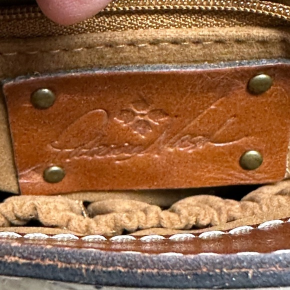 Patricia Nash VENEZIA Pouch Map Print Leather Crossbody Bag – Vintage Style - Picture 13 of 13